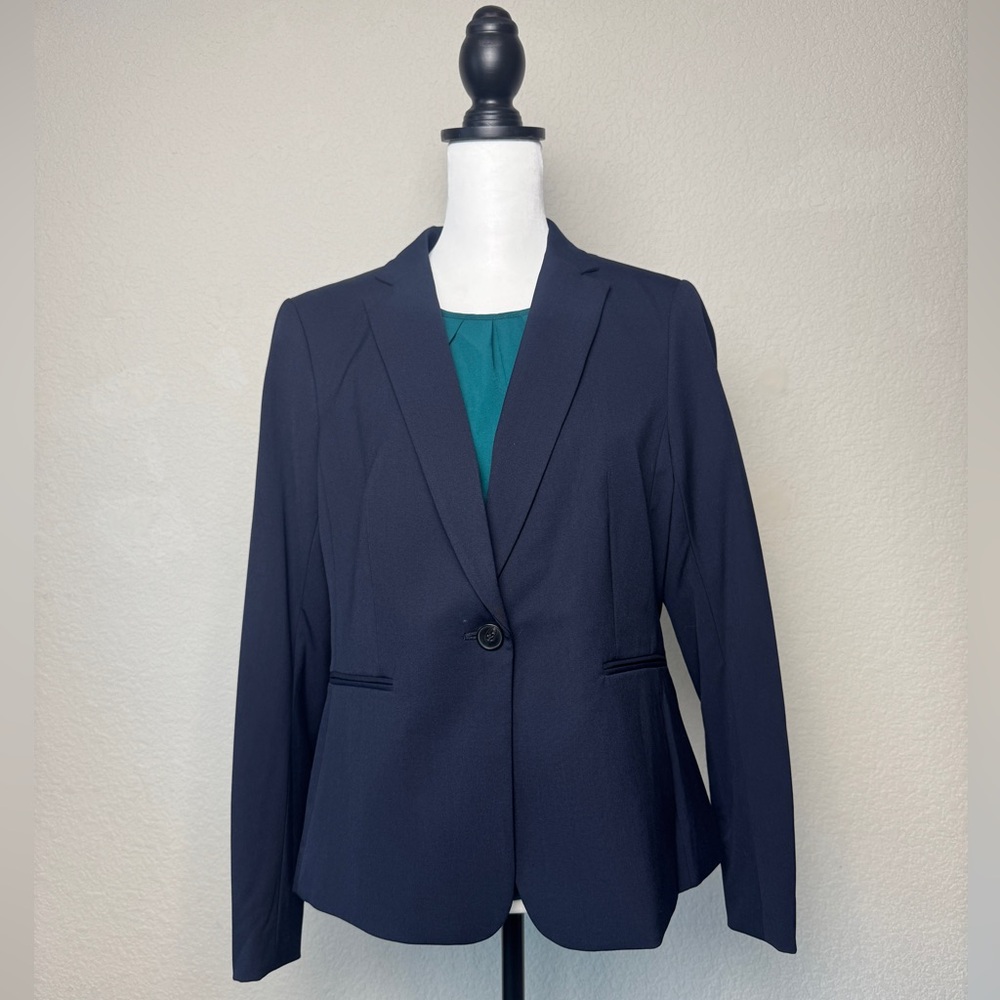 NWT Women’s H&M Fitted Blazer Navy